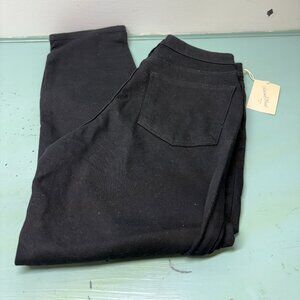 women's UNIVERSAL THREAD 6 regular/28R black jeans high rise straight